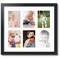 ArtToFrames Collage Photo Picture Frame with 6 - 5x7 inch Openings, Framed in Black with Over 62 Mat Color Options and Plexi Glass (CSM-3926-2041)
